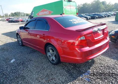2011 Ford Fusion Sport from USA, damaged, VIN 3FAHP0DCXBR229992